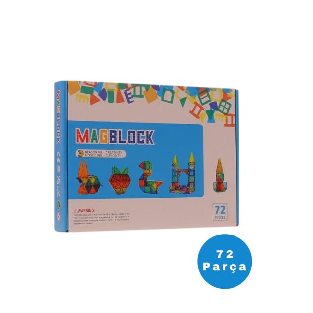 72 Parça Manyetik Yapı Blokları